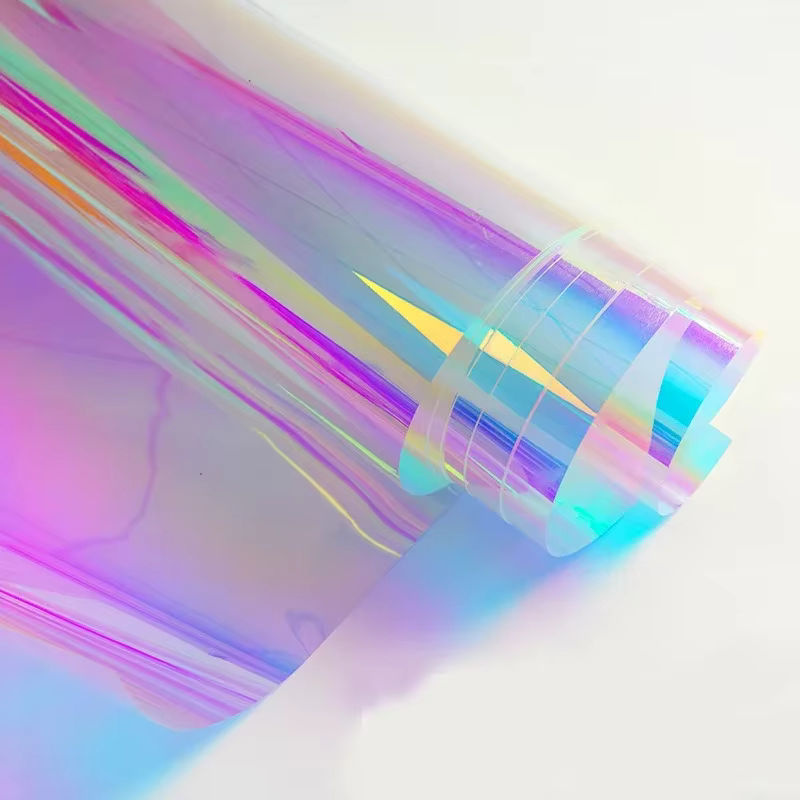 AFDB Schillernde Dichroitische Glasfolie in Multicolour, Selbstklebende Holographische Regenbogen Fensterfolie zur Dekoration von Glasflächen - Bild 3