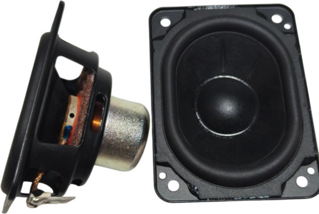 GHXAMP Full-Range Lautsprecher für JBL Oval Racetrack, 2 Stück, 6 Ohm, 15 W, Schwarz, Breite: 7,5 cm, Höhe: 5,5 cm - Bild 1
