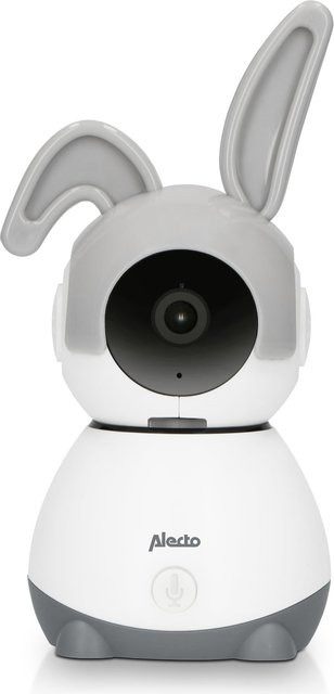Alecto SMARTBABY10 WLAN-Babyphone mit Kamera und App-Steuerung, Weiß/Grau - Bild 1