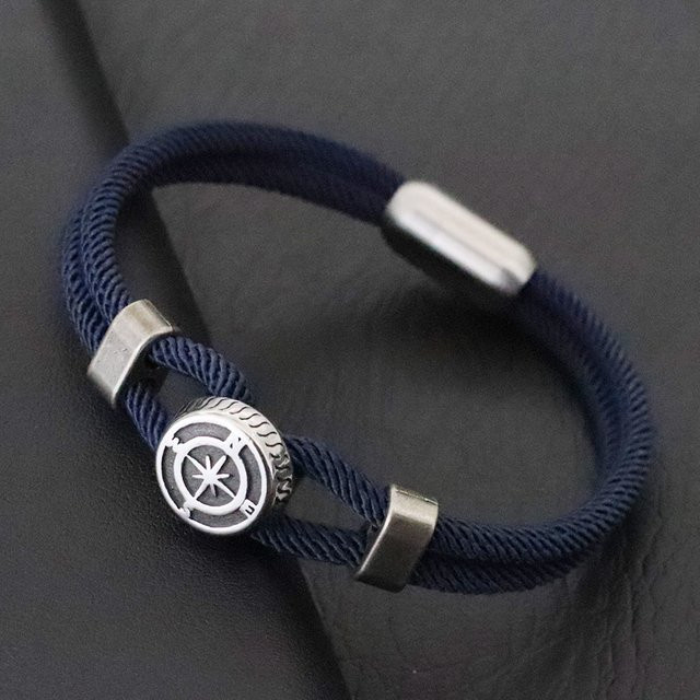 Armband Edelstahl, Silber, Herren, Vintage - Bild 1