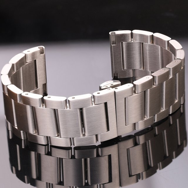 DUTRIEUX Uhrenarmband Edelstahl, Silber, Unisex - Bild 1