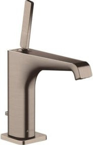 Hansgrohe Axor Citterio E Waschtisch-Einhebelmischer in gebürstetem Nickel mit Pin-Griff und Pop-up-Abfluss - Bild 1
