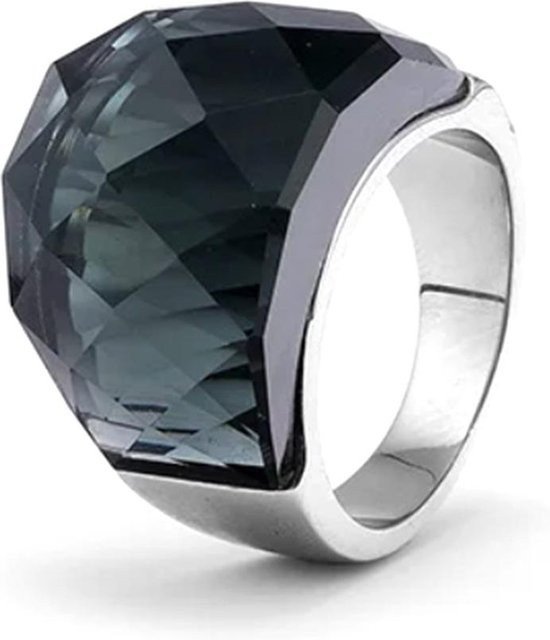 Ring Edelstahl, Farbverlauf, Zirkonia, Damen, Gold - Bild 1