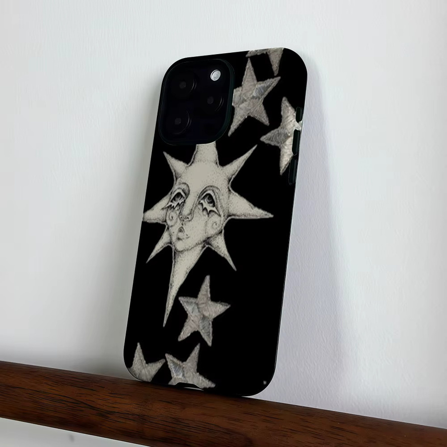 CaseLumi Matte Bumper Schutzhülle für iPhone 17 16 15 14 13 Pro Max mit MagSafe Kompatibilität in Celestial Noir Schwarz - Bild 5