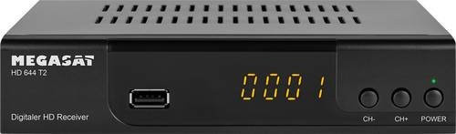 Megasat TV Set-Top-Box DVB-T2 Full HD Schwarz mit HDMI und USB-Anschluss - Bild 1