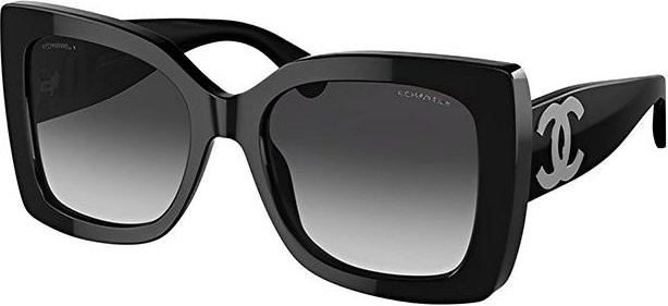 Chanel CH5494A Sonnenbrille, Quadratisch, Vollrand, Schwarz, Unisex - Bild 1