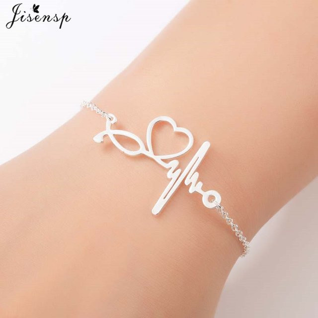Jisensp Armband, Edelstahl, Silber, Damen - Bild 1
