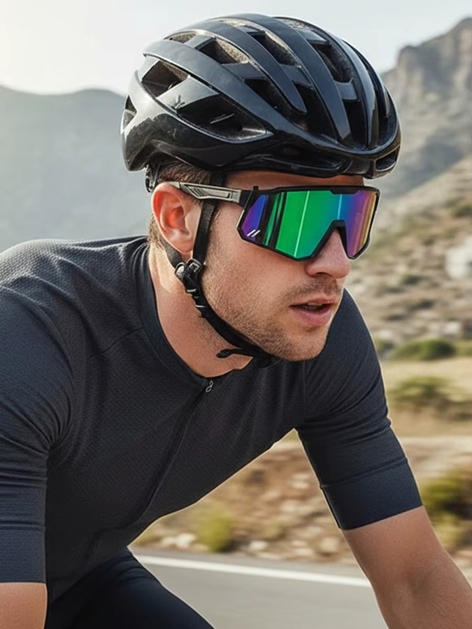 Sportsonnenbrille YK98511, Vollrand, Kunststoff, Unisex - Bild 3