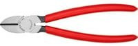 Knipex Seitenschneider aus Chrom-Vanadium mit Kunststoffbeschichtung in Schwarz und Rot, 180 mm - Bild 1