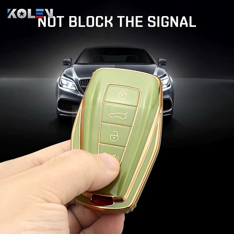 KOLEN TPU Schlüsselhülle für Geely Coolray Atlas Boyue NL3 Emgrand X6 X7 EX7 GT GC9 Borui als Schutzhülle für die Auto Fernbedienung - Bild 3