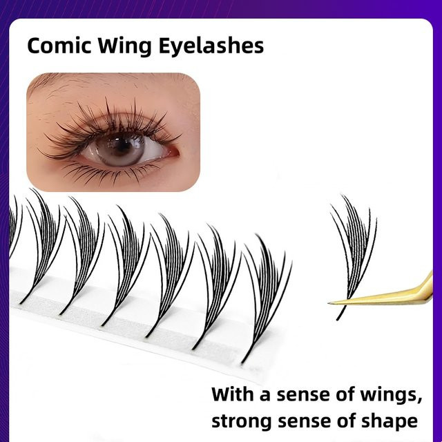 Anime Spire Wimpernverlängerung, Schwarz, Natürlich, Unisex - Bild 1
