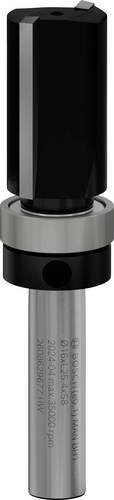 Bosch Bündigfräser Hartmetall mit obenliegendem Führungskugellager, Farbe: Silber, Durchmesser: 16 mm, Schaftdurchmesser: 8 mm, Gesamtlänge: 70 mm, Arbeitslänge: 25,4 mm - Bild 1