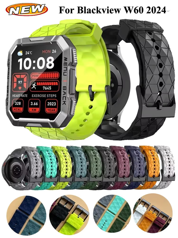Blackview Uhrenarmband Silikon, 22 mm, Bunt, Unisex - Bild 6