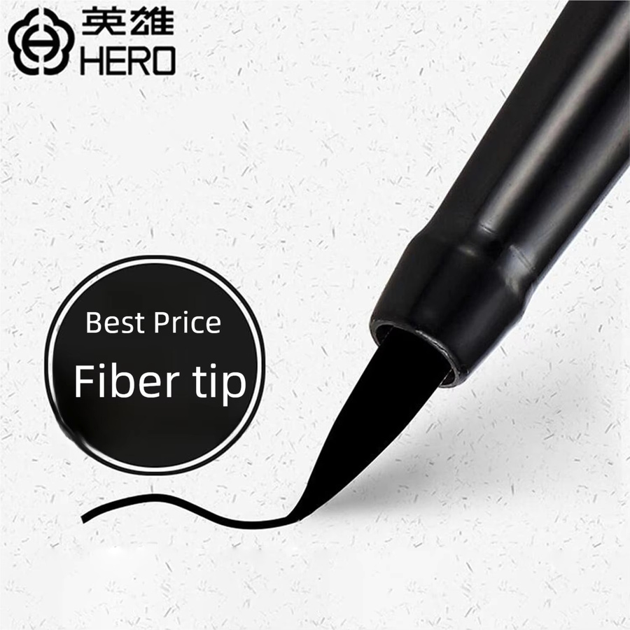 Hero 98 Soft-Tip Kalligraphie-Stift in Schwarz für kleine und mittlere Schriften - Bild 3