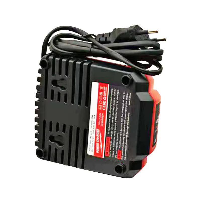 Milwaukee M12 N12 Lithium-Ionen-Akku-Ladegerät 3A Schnellladung Ersatzteil in Rot - Bild 3