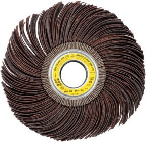 Klingspor Schleifmopräder MM 650 LS 309 JF, Korn 180, Durchmesser: 250 mm, Breite: 50 mm, Bohrung: 43,1 mm - Bild 1