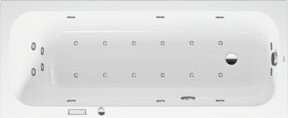 Duravit Whirlwanne Qatego in Weiß, rechteckig, Bodenstehend, B/T: 170 x 70 cm - Bild 1