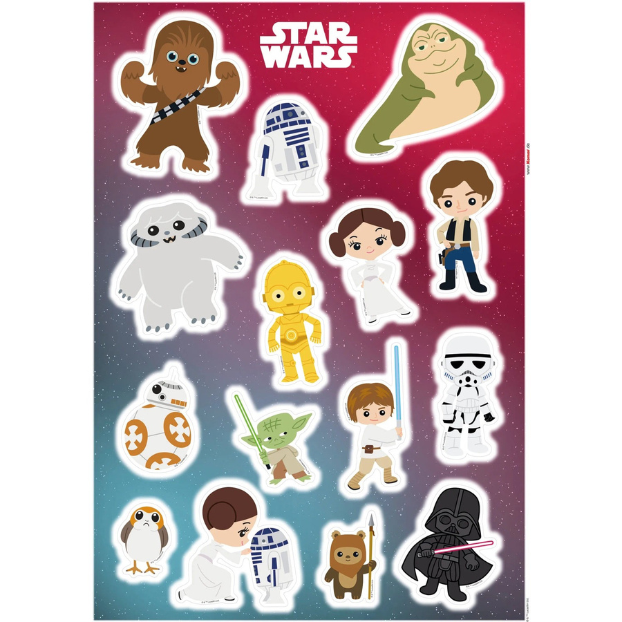 Komar Deko-Sticker Star Wars Heroes, Mehrfarbig, B x H: 50 x 70 cm - Bild 2