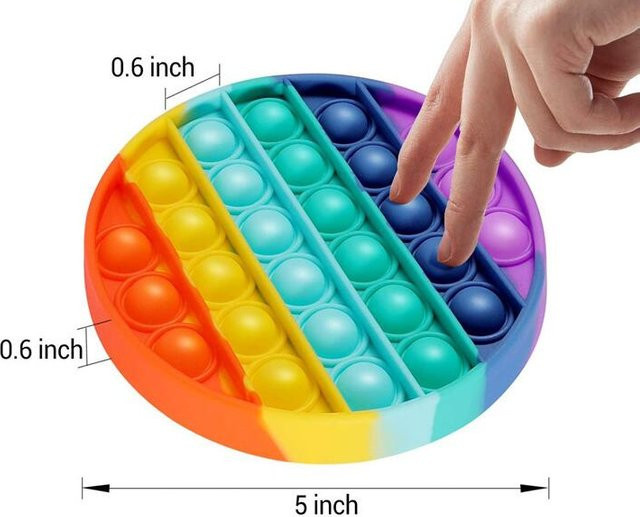 Yiran bag Blasblasen Fidget Spielzeug, blue - Bild 1