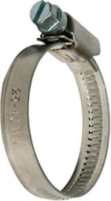 Riegler Schneckengewinde-Schlauchschelle blow line W 5 in Silber, Durchmesser: 90-110 mm, Breite: 9 mm - Bild 1