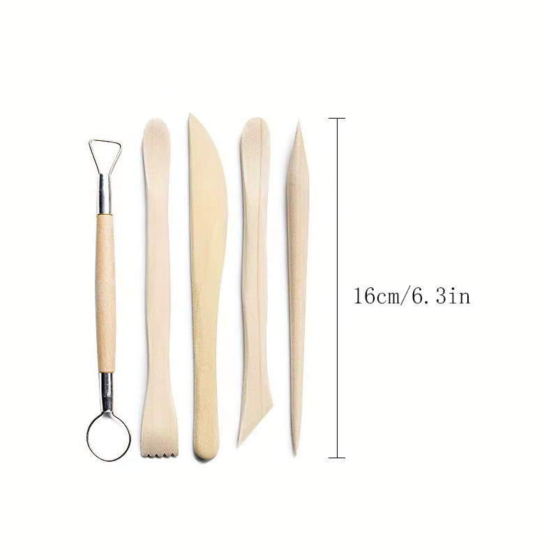 Ton Werkzeuge Kit für Polymer Clay und Keramik zum Formen, Schnitzen und Backen - Bild 3