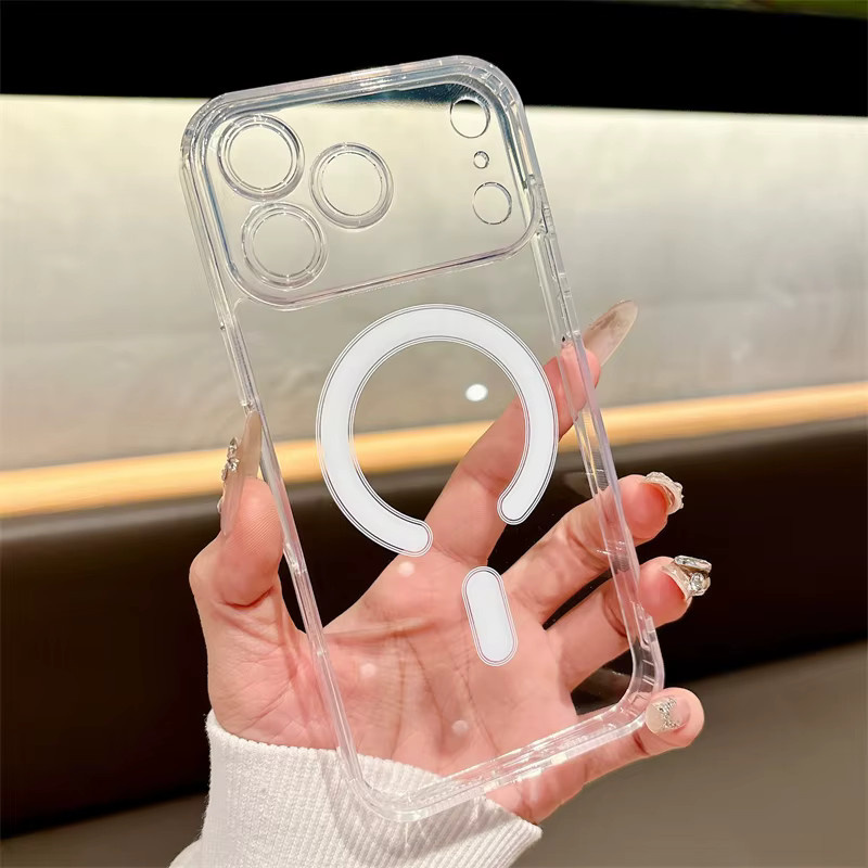 SUNWARD Transparente Acryl-Schutzhülle mit MagSafe für iPhone 11 bis iPhone 17 Pro Max, Stoßfeste Handyhülle - Bild 3