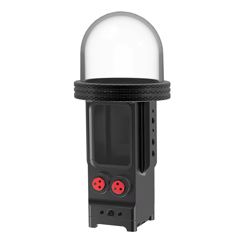 FEICHAO Unterwasser-Tauchgehäuse mit Aluminiumpanzerung für DJI Osmo Pocket 3, wasserdicht bis 80 m, Farbe: Schwarz - Bild 5