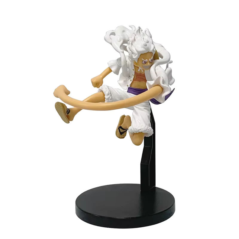 Bandai One Piece Anime Figur Monkey D. Luffy Gear 5 Sonnengott Nika in Weiß, Höhe: 17 cm bis 18 cm - Bild 5