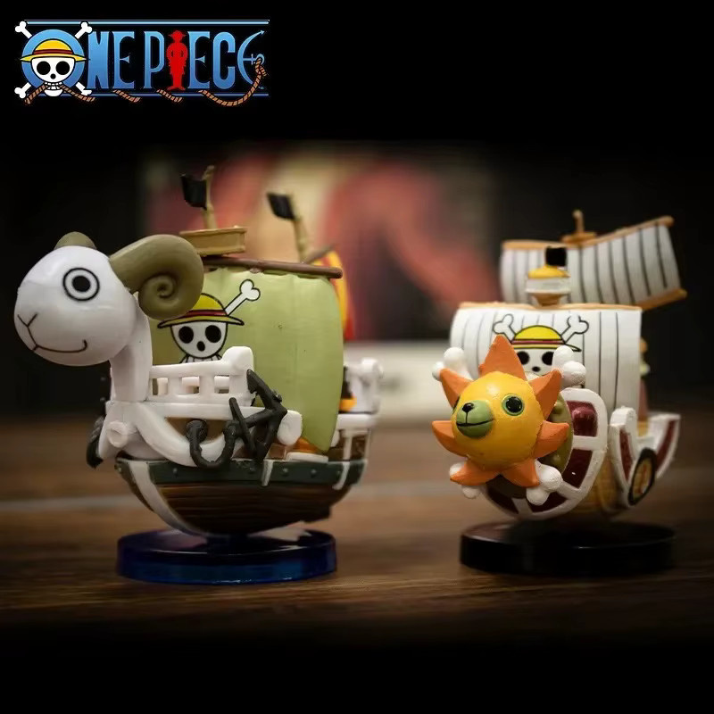 Bandai One Piece Anime Schiff Figur Thousand Sunny und Going Merry Modell Spielzeug, Höhe: 7 cm - Bild 2