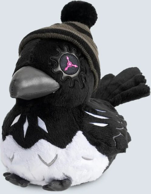 Bandai Murder Drones Uzi Crow Plüschtier, 25cm, Schwarz - Bild 1