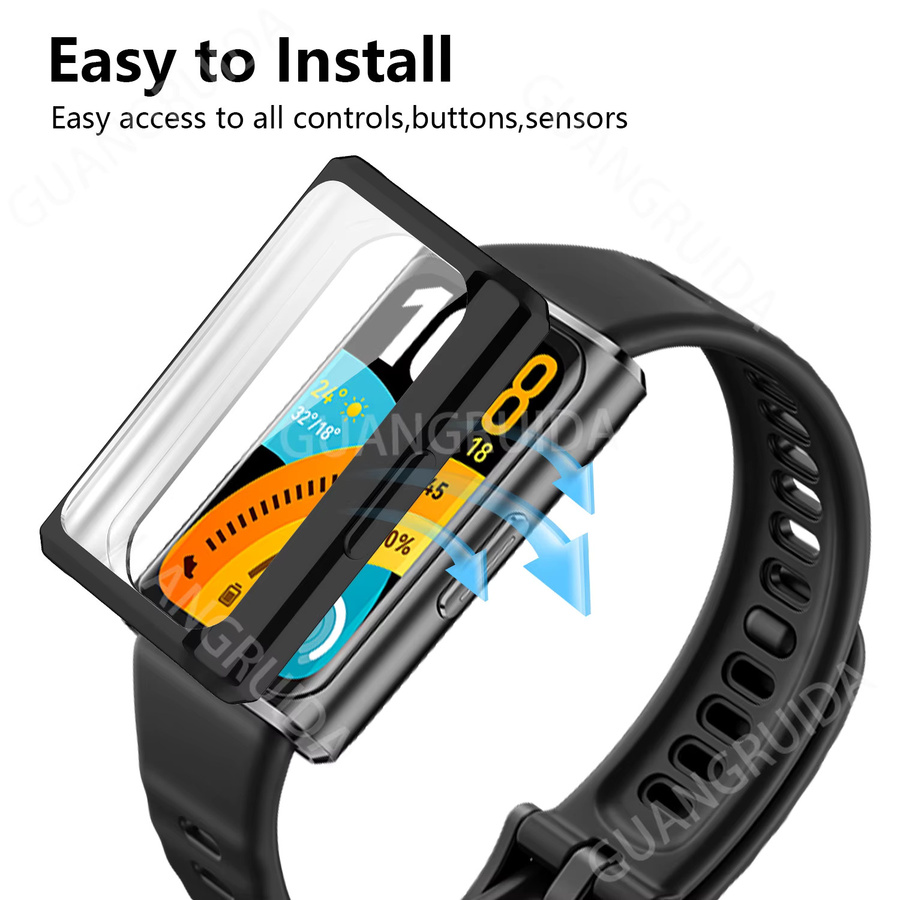 Huawei Uhrenzubehör, Schutzhüllen für Huawei Band 11 NFC, TPU, transparent - Bild 2