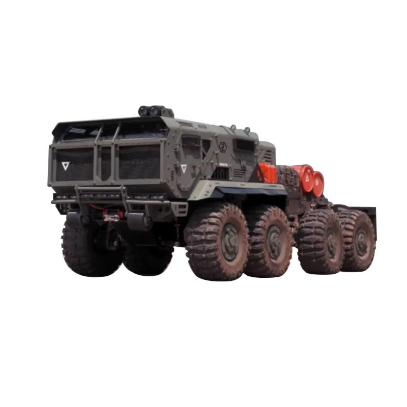 SMODELF ST10X RC-Truck 1/10 8x8, RC-Auto, Metallmodell, mit Licht- und Soundsystem, ferngesteuert - Bild 5