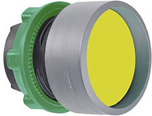 Schneider Electric ZB5AA56C0 Drucktaster-Frontelement aus Kunststoff in Gelb und Grau - Bild 1