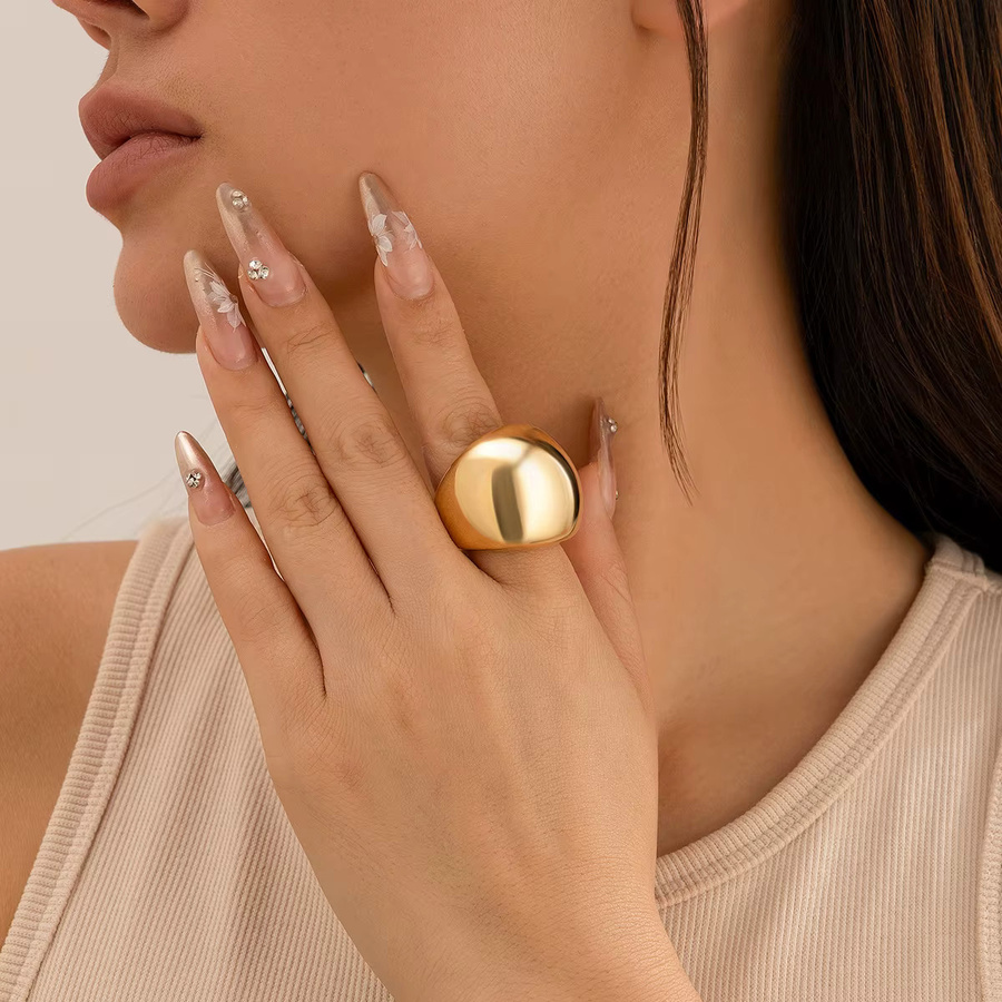 KunJoe Ring, Acryl, Gold, Damen - Bild 1