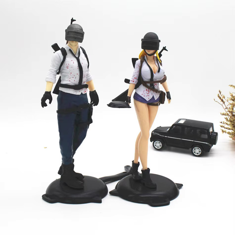 Bandai PUBG Anime Figur, Kuchen Topper, Kunststoff, Bunt / Mehrfarbig - Bild 1