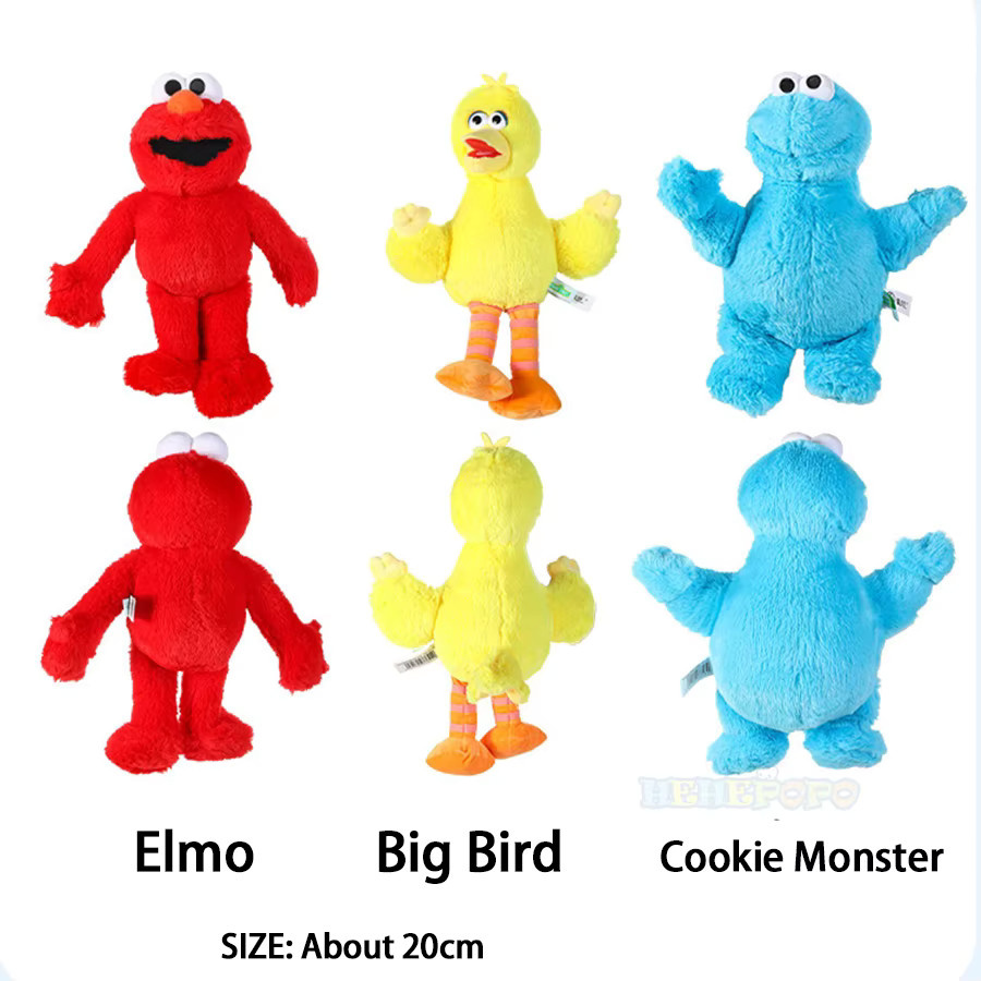 Sesame Street Plüschpuppen, Set, Bunt / Mehrfarbig - Bild 5