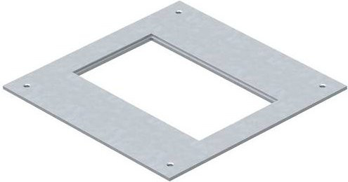 OBO Bettermann DUG 250-3 2 Montagedeckel in Silber - Bild 1
