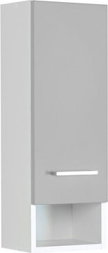HELD MÖBEL Hängeschrank Riga modern in Grau Weiß Silber, B/H/T: 25 x 71 x 20 cm - Bild 1