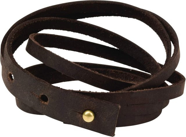 Lederwerk Wickelarmband Leder, Schwarz, Herren - Bild 1