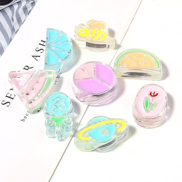 lingsai Charms, Harz-Öltropfen-Perlen, Bunt, Unisex - Bild 1