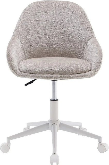 Vente-unique Bürostuhl Naody ohne Armlehnen in Beige mit Rollen für Home-Office und Design-Ansprüche - Bild 1