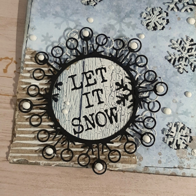 Metall Stanzformen mit Schneemotiv für Weihnachtsdekoration, DIY Bastelarbeiten und Scrapbooking - Bild 1