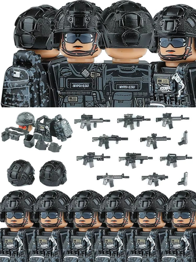 Semalam Militärkommando Spezialeinheiten US SWAT, Angriffsfigur, Polizei - Bild 4