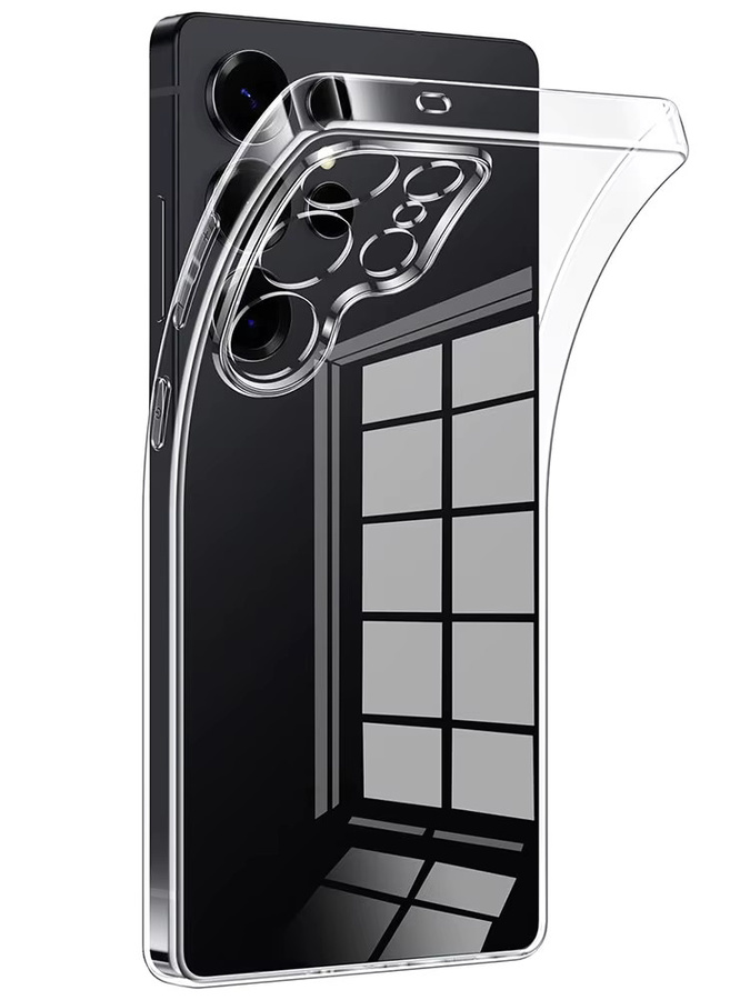 Transparente Silikon-Schutzhülle für Samsung Galaxy S25 S24 Ultra S23 S22 S21 Ultra Plus FE stoßfeste Abdeckung - Bild 7