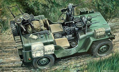 Italeri Commando Car, Fahrzeuge, Grün - Bild 1