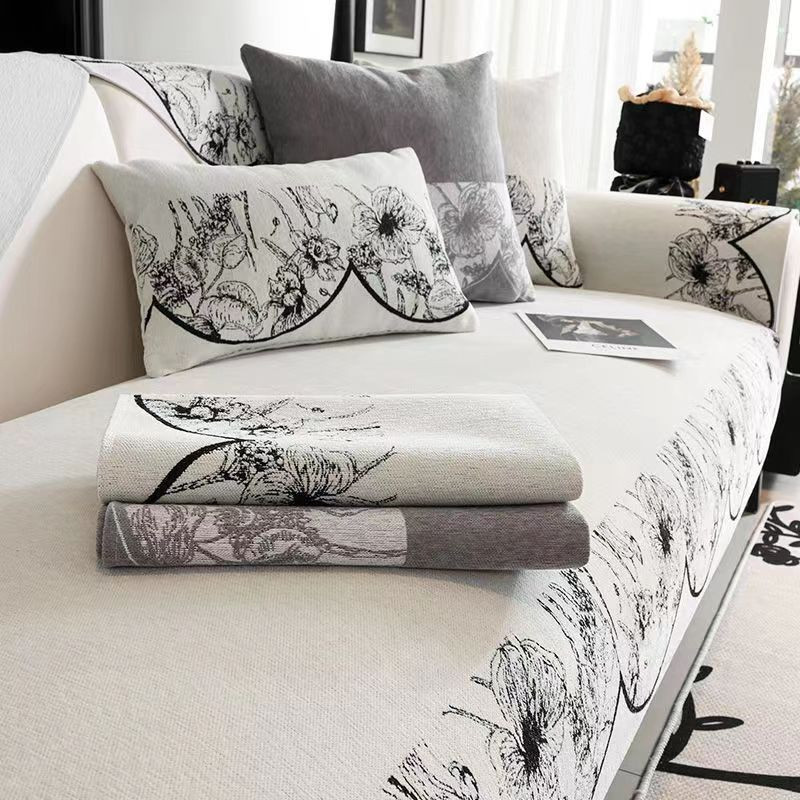 Rutschfestes Chenille-Sofakissen von Your Warm Home für dein Sofa, 70 x 70 cm - Bild 4