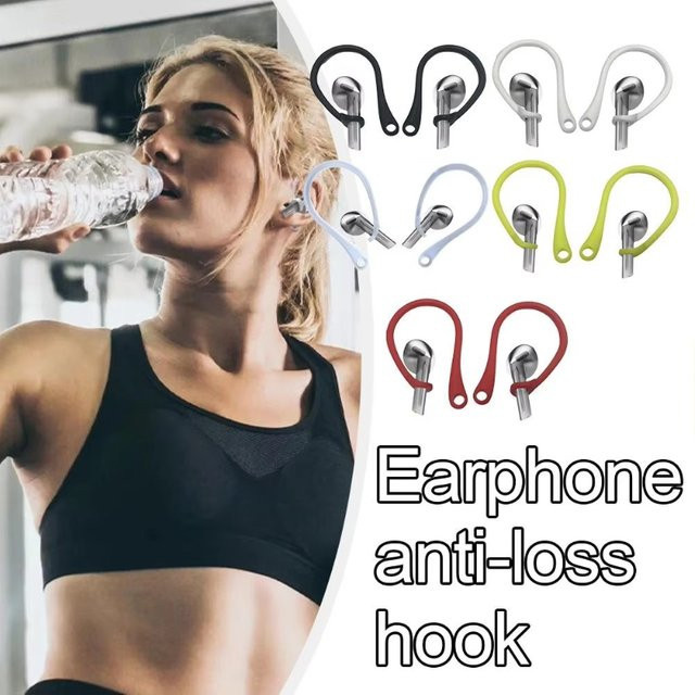 Anti-Verlust-Ohrbügel aus Silikon für Apple AirPods 1 2 3 4 und AirPods Pro in Blau - Bild 1