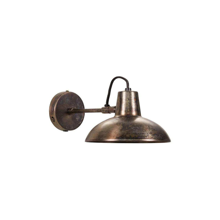 House Doctor Wandleuchte Desk in Antik-Bronze aus Metall mit 30 cm Durchmesser - Bild 1