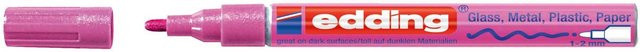 edding 751 Glanzmarker Permanent Pink-Metallic mit feiner Spitze - Bild 1