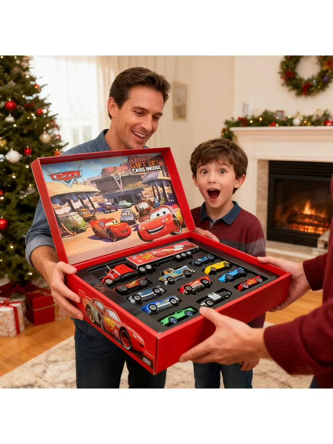 Disney Pixar Cars Blitz McQueen Jackson Onkel LKW, Metalldruckguss, 12-teiliges Set - Bild 4